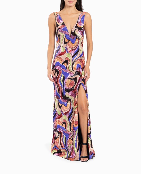 Greenspacehi SWIRL GOWN